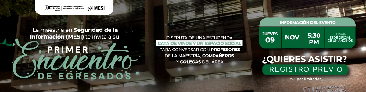 Banner donde se encuentra información sobre el cuentro de egresados.