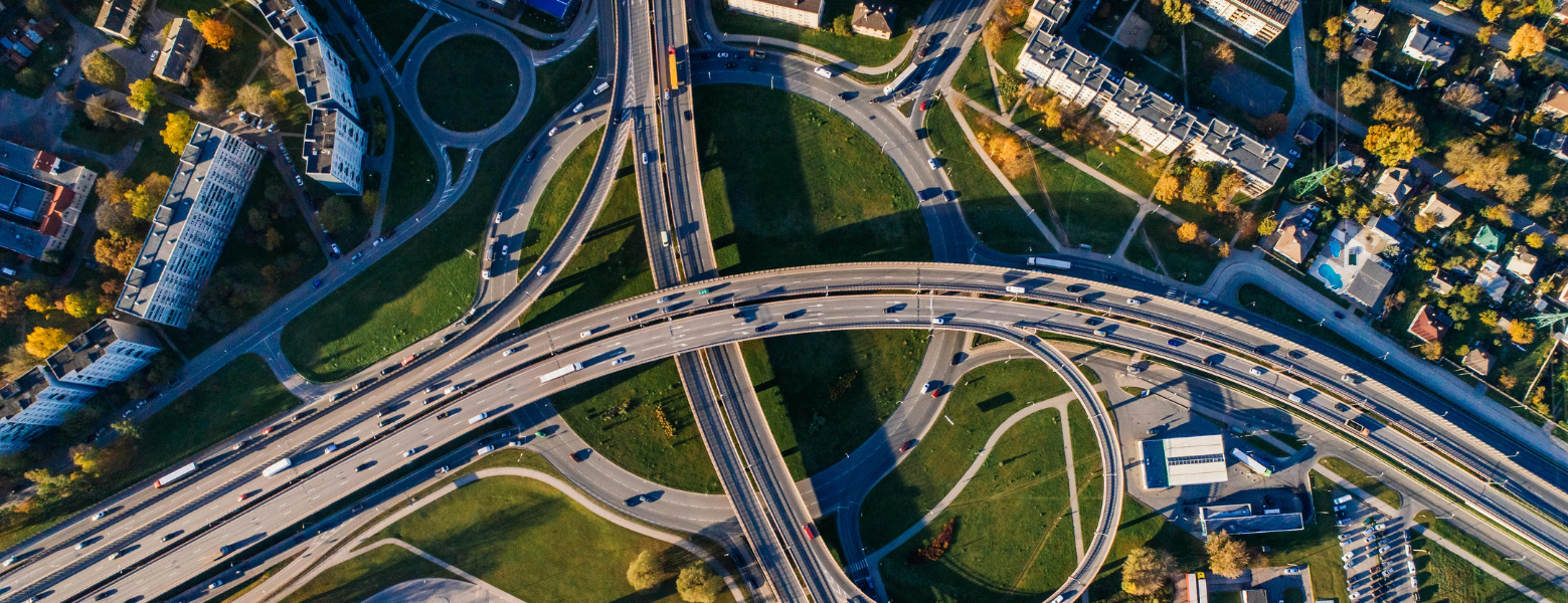 Ciudad con infraestructura de movilidad sostenible